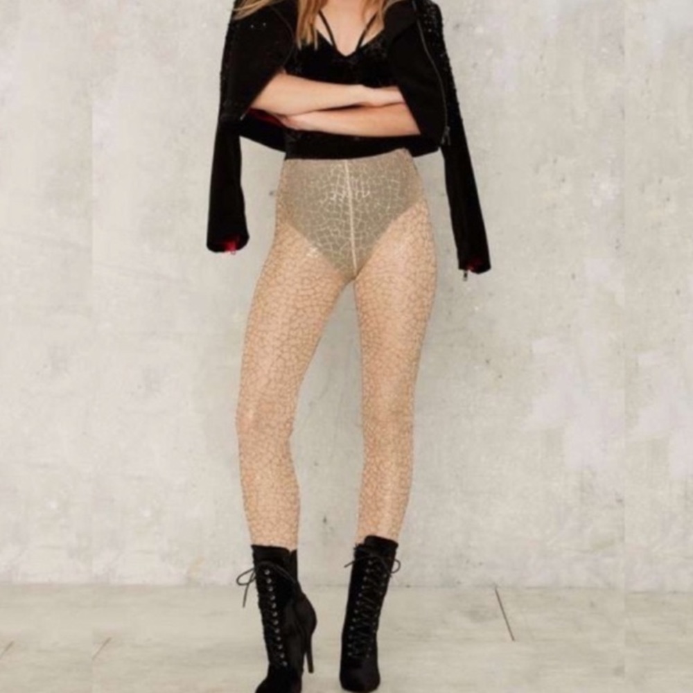 Glitter leggings